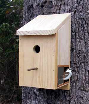 vogelhuisjemetschuifpui